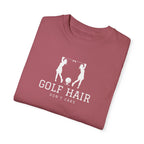 "Girls Who Love To Golf: Golf Hair Don't Care" - Ladies Golf Shirt