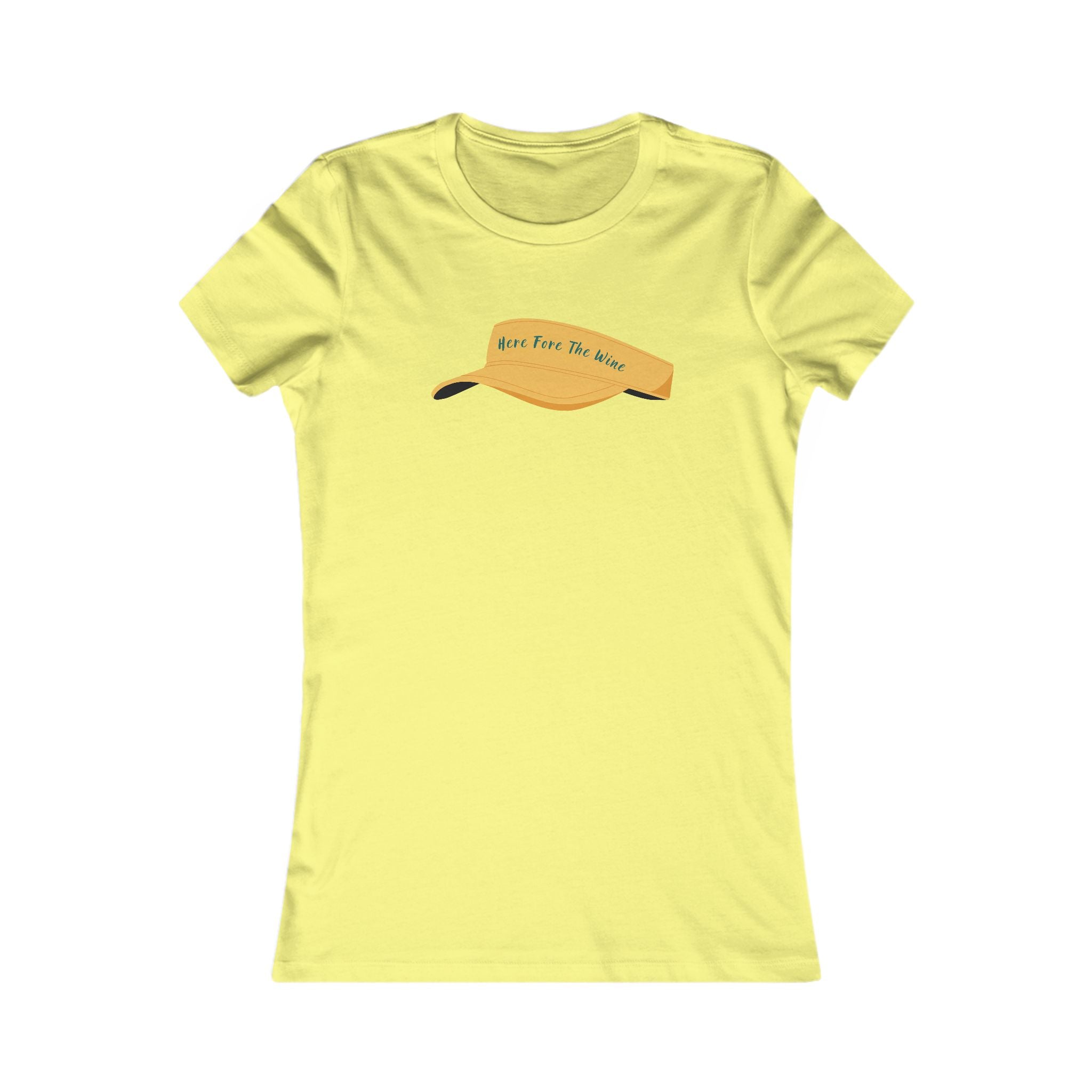 "Here Fore The Wine" Ladies Golf Shirt
