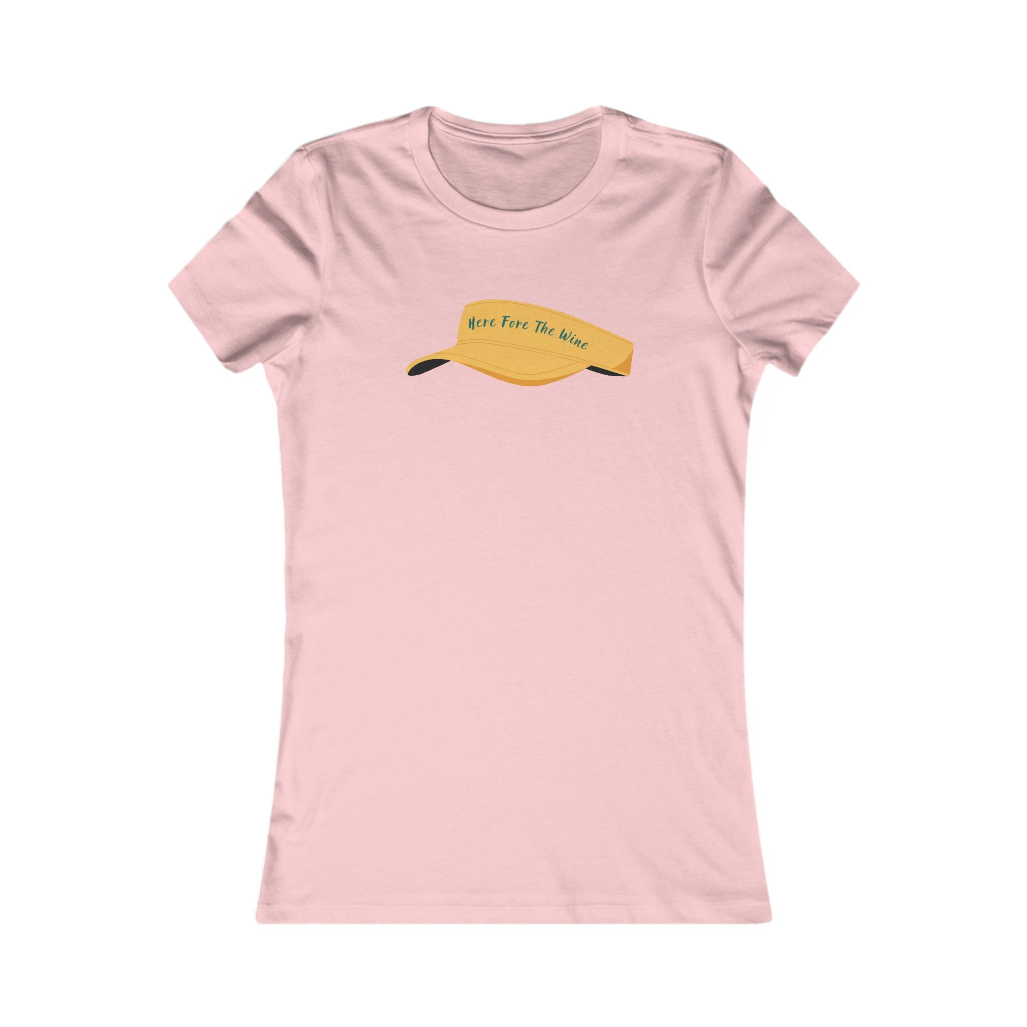 "Here Fore The Wine" Ladies Golf Shirt