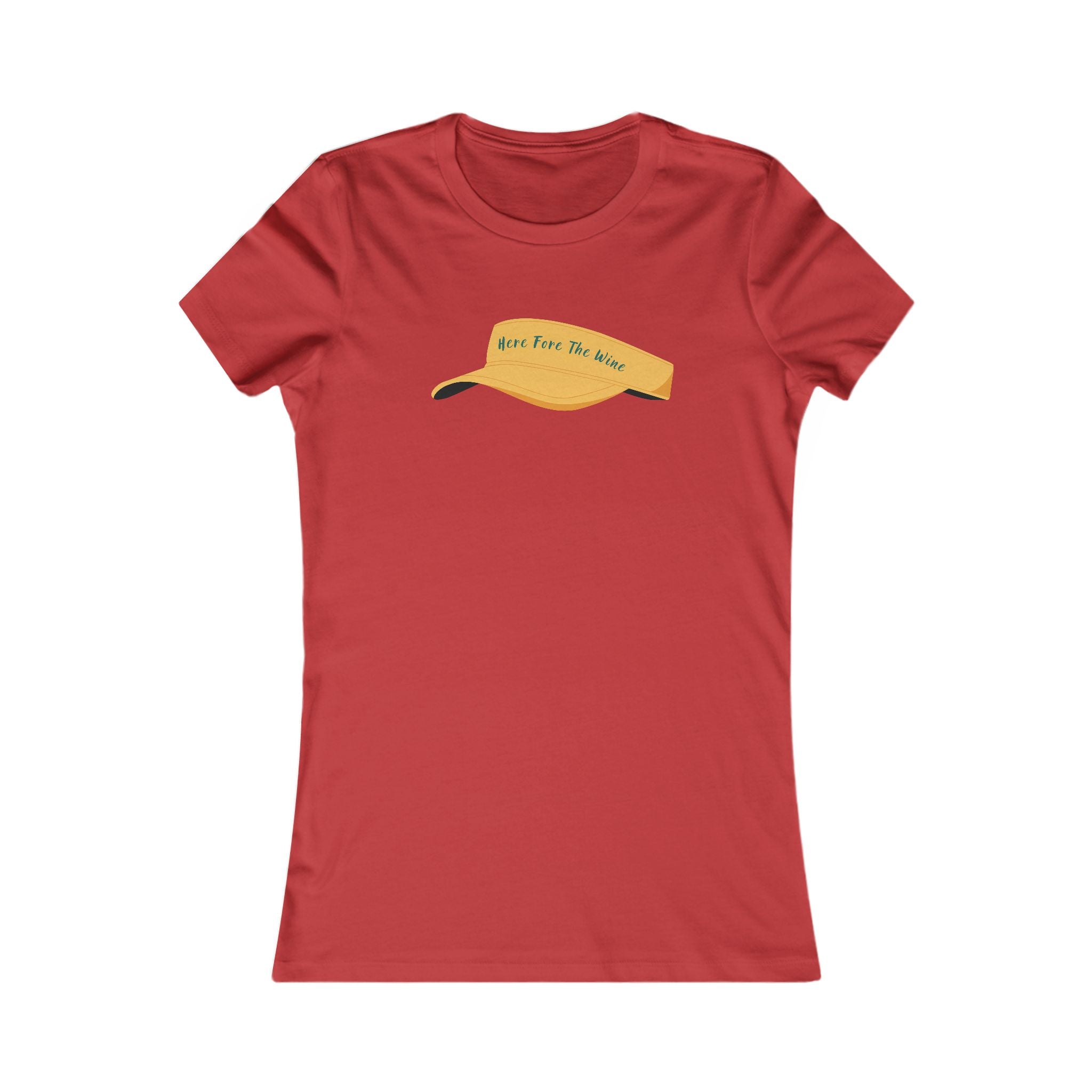 "Here Fore The Wine" Ladies Golf Shirt
