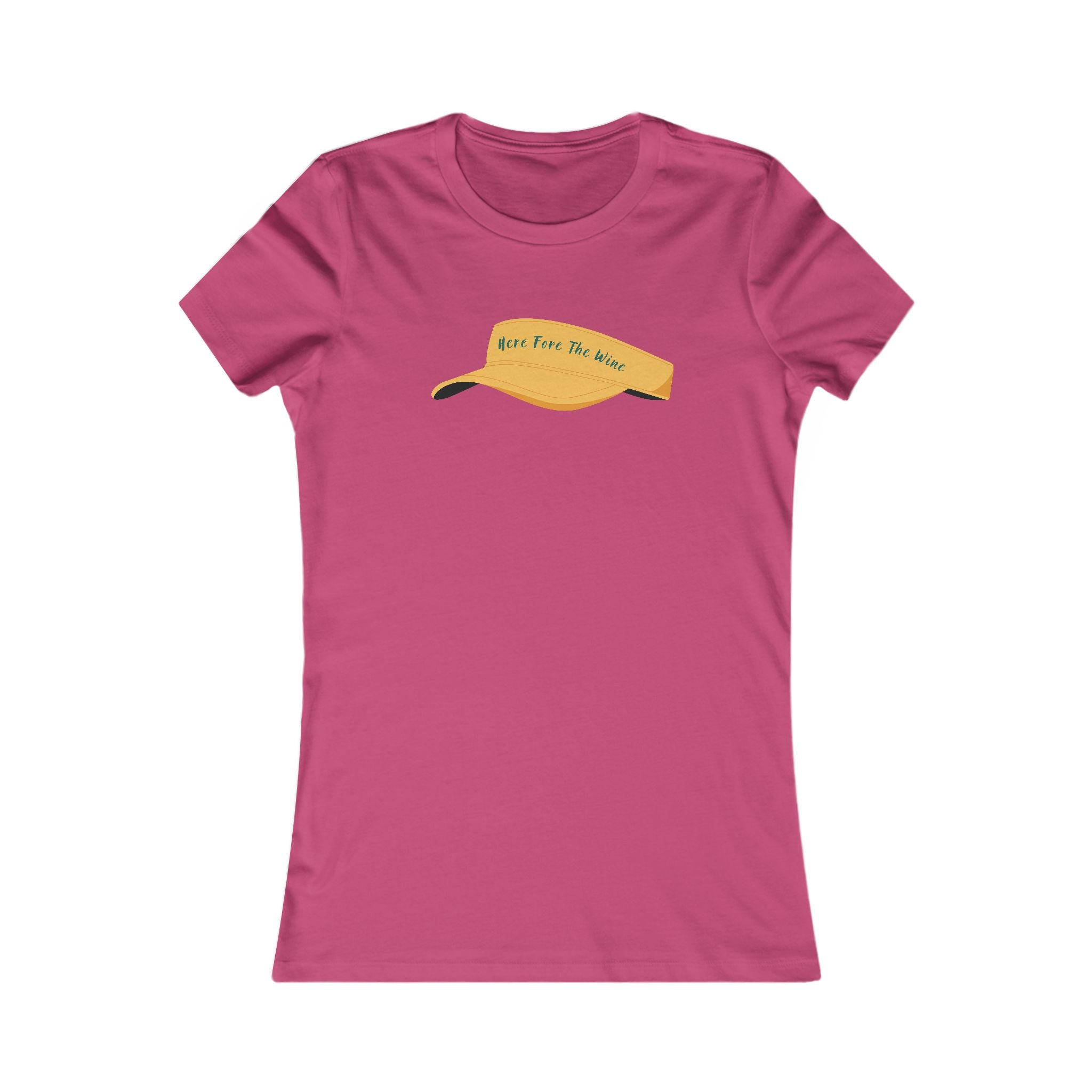 "Here Fore The Wine" Ladies Golf Shirt
