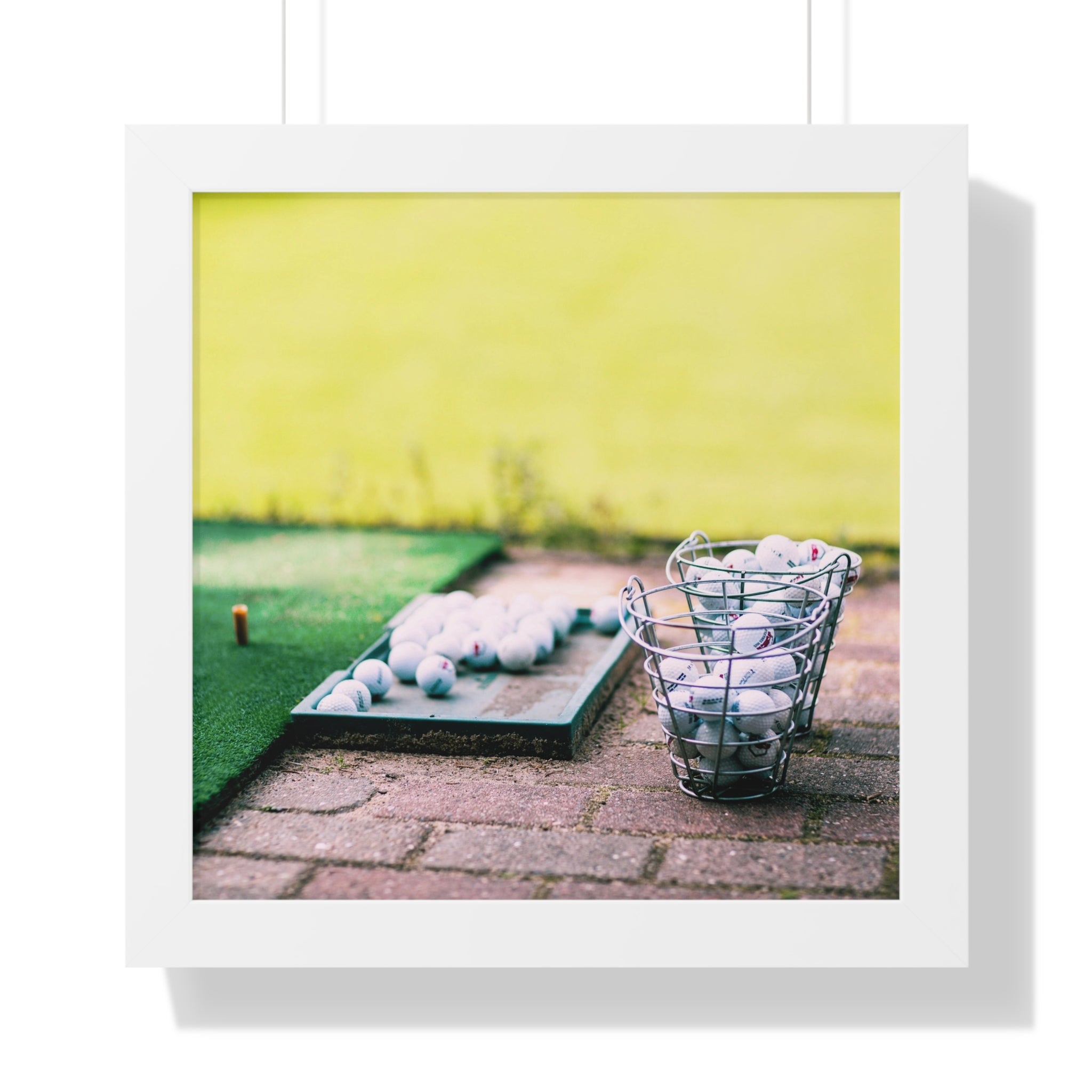 "A Day At The Driving Range" - Golf Wall Art