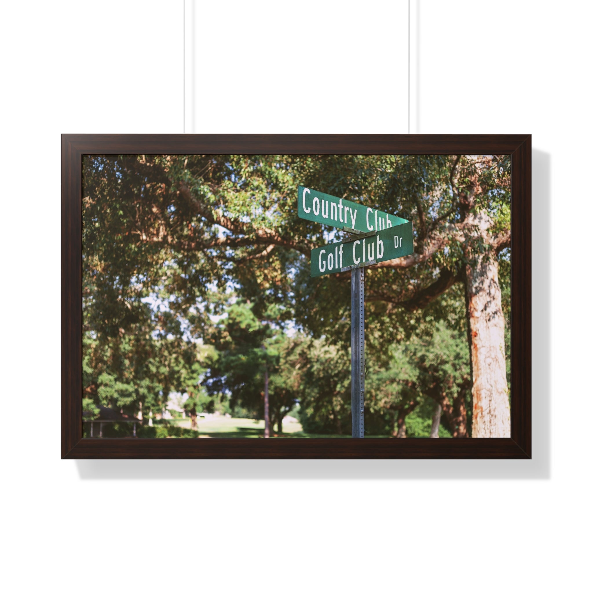 "Golf Club Drive" - Golf Wall Art