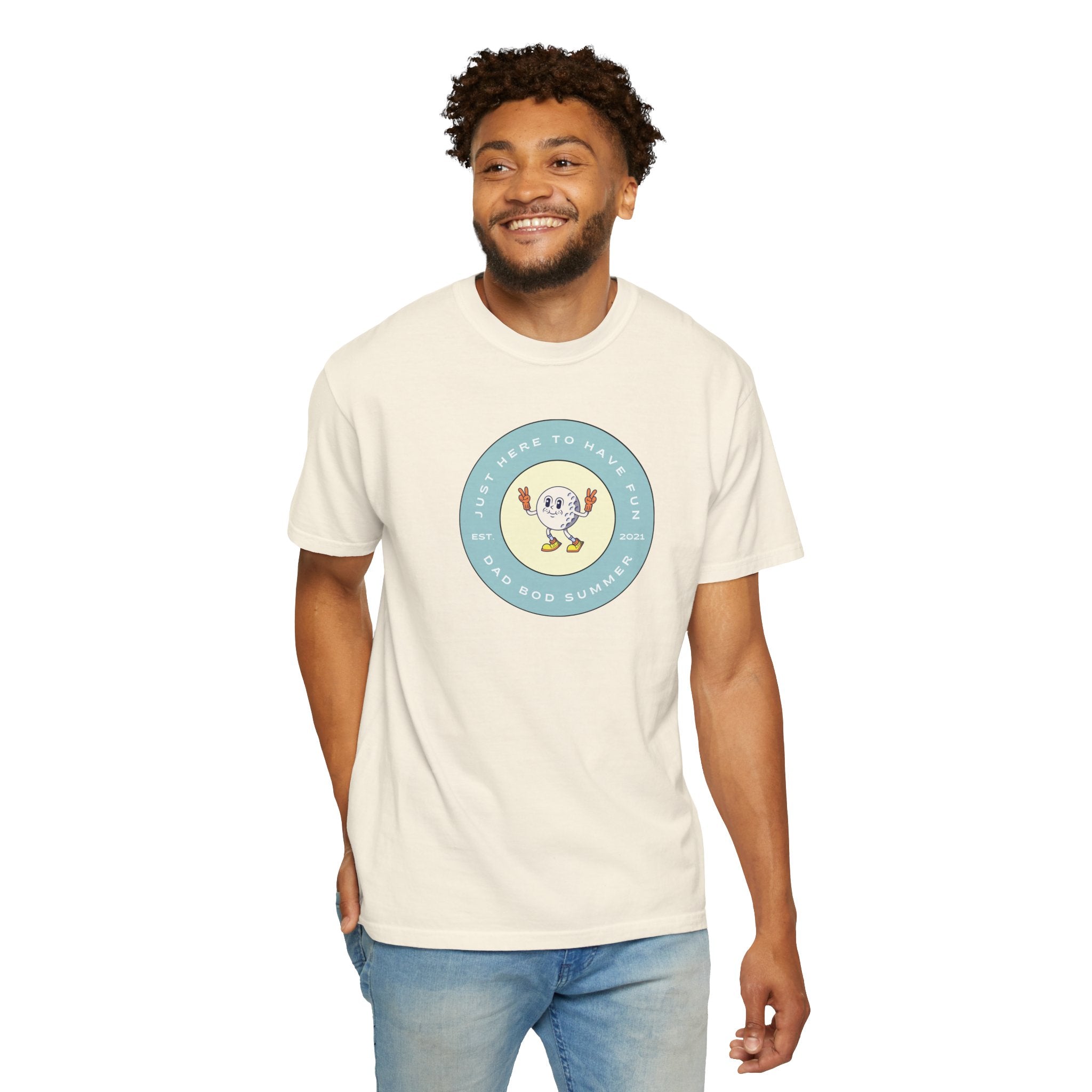 Just Here To Have Fun | Golf T Shirt