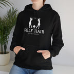 "Women's Golf Hoodie: Golf Hair Don't Care" - Golf Hoodie