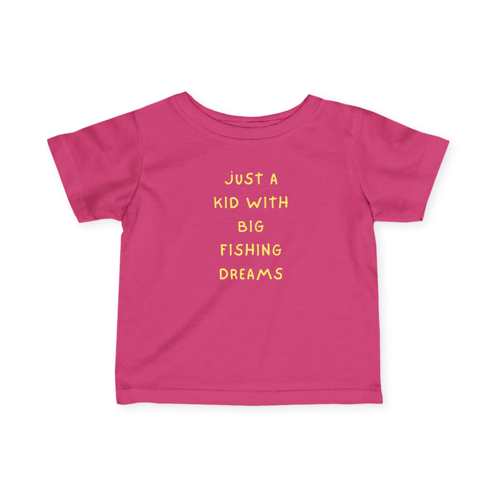 Just A Kid With Fishing Dreams | Baby Fishing Shirts