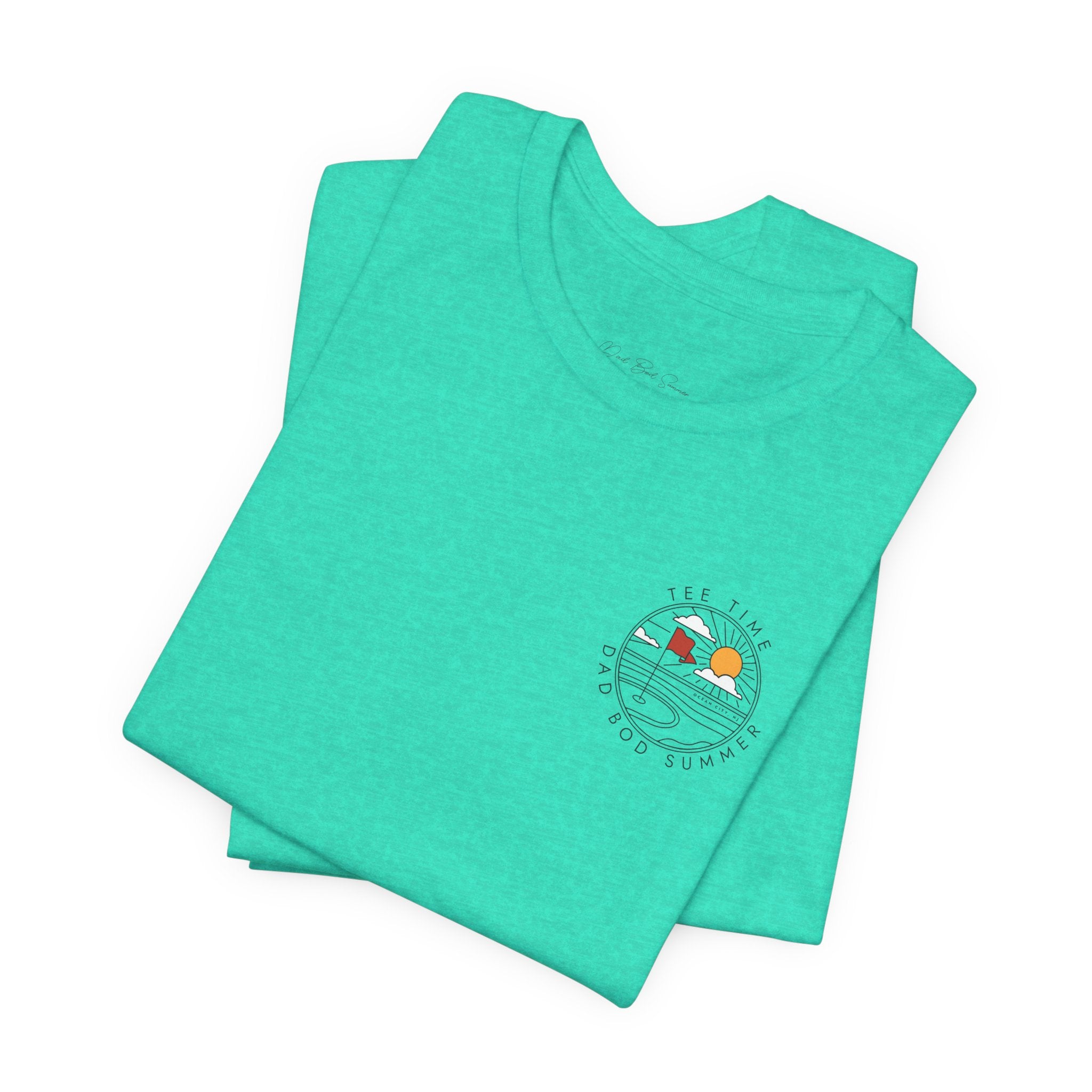 "Ocean City, New Jersey Tee Time" - Golf T Shirts
