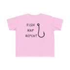 Fish, Nap, Repeat | Toddler Fishing Shirt