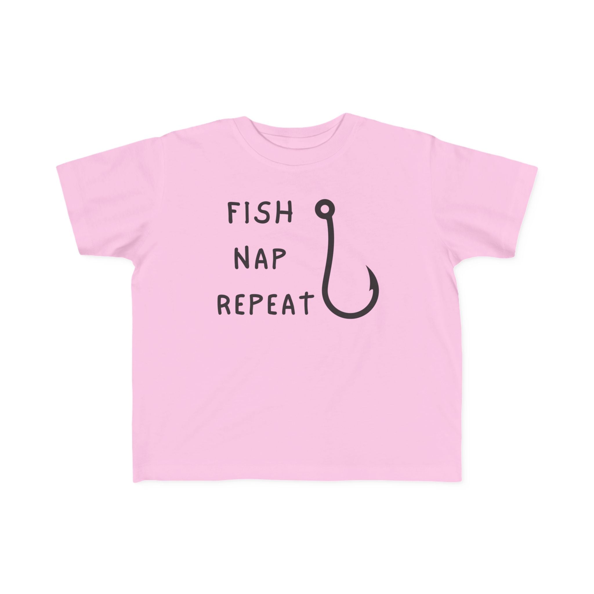Fish, Nap, Repeat | Toddler Fishing Shirt