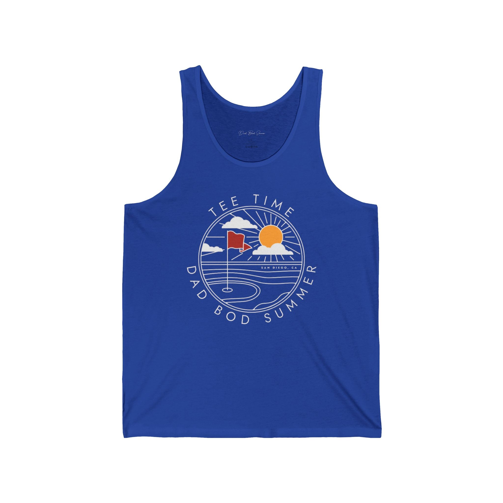 "San Diego Golf Tee Time" - Golf Tank Tops