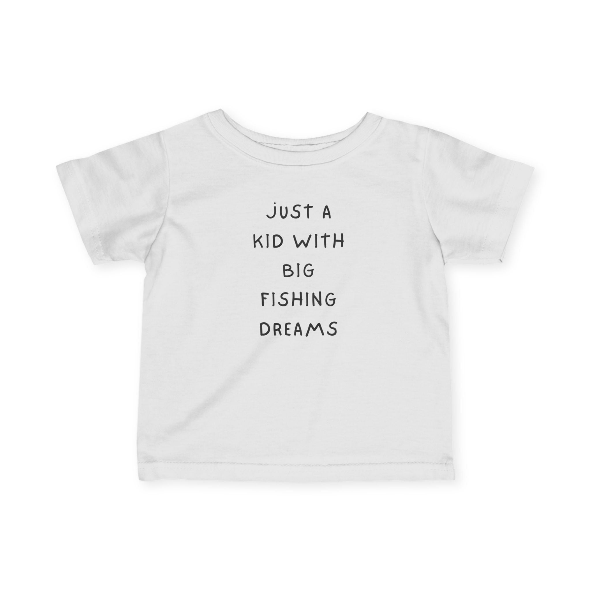 Just A Kid With Fishing Dreams | Baby Fishing Shirts