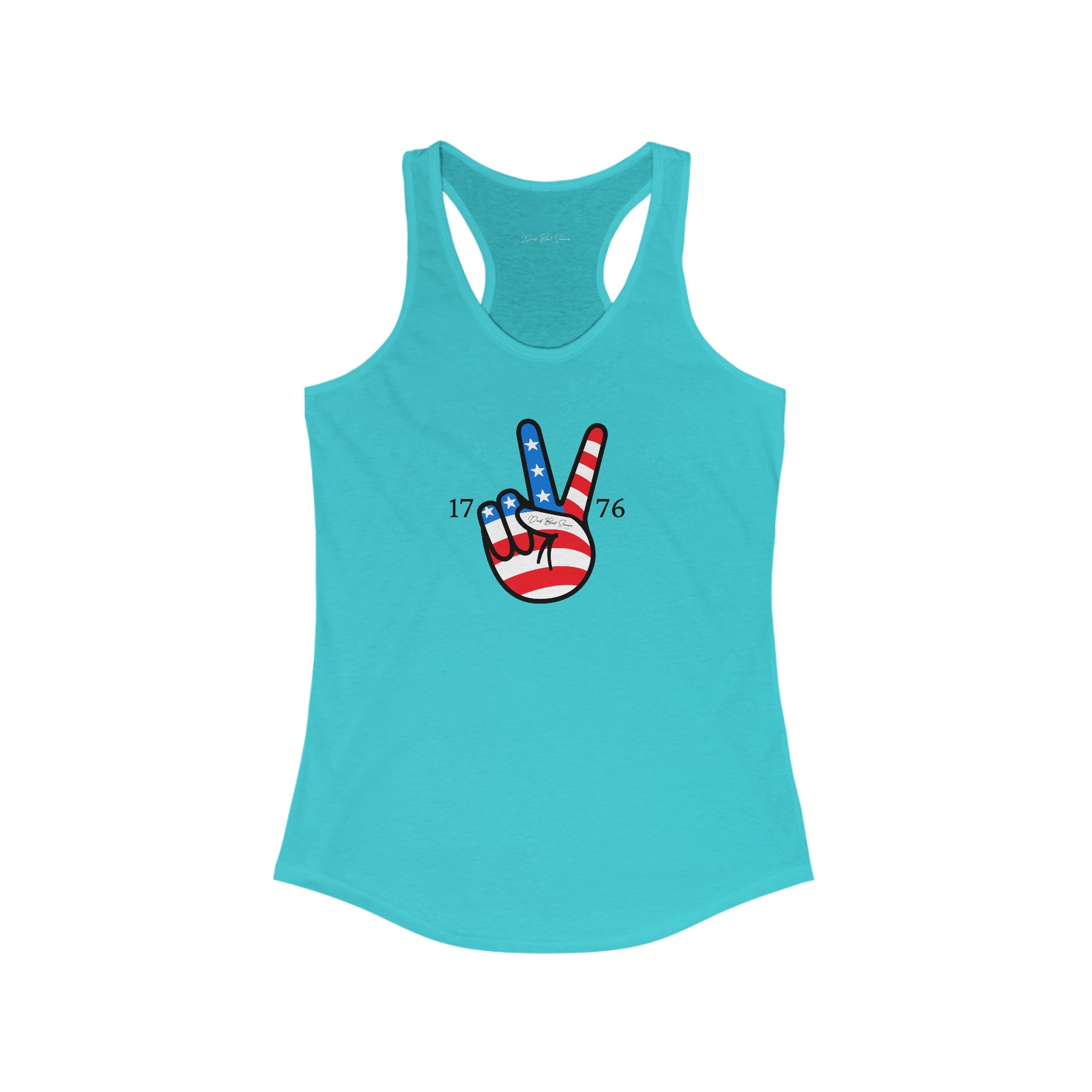 "1776 Peace Sign Tank-Top" - Ladies Tank Tops