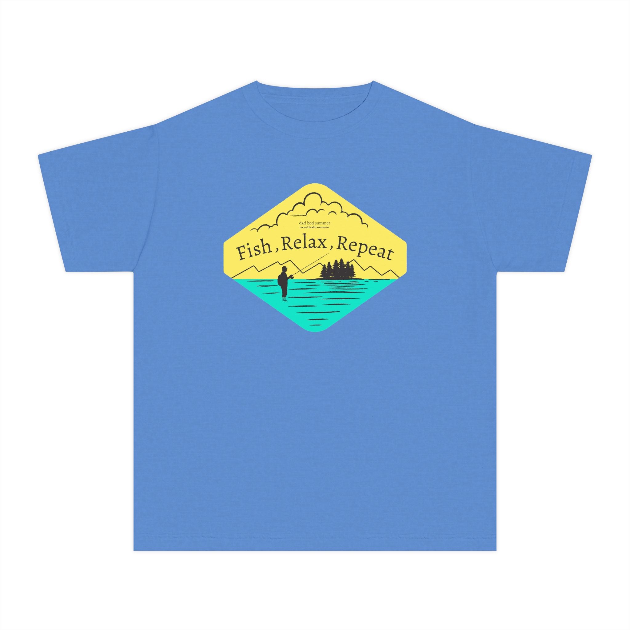 Fish, Relax, Repeat | Kids Fishing Shirt
