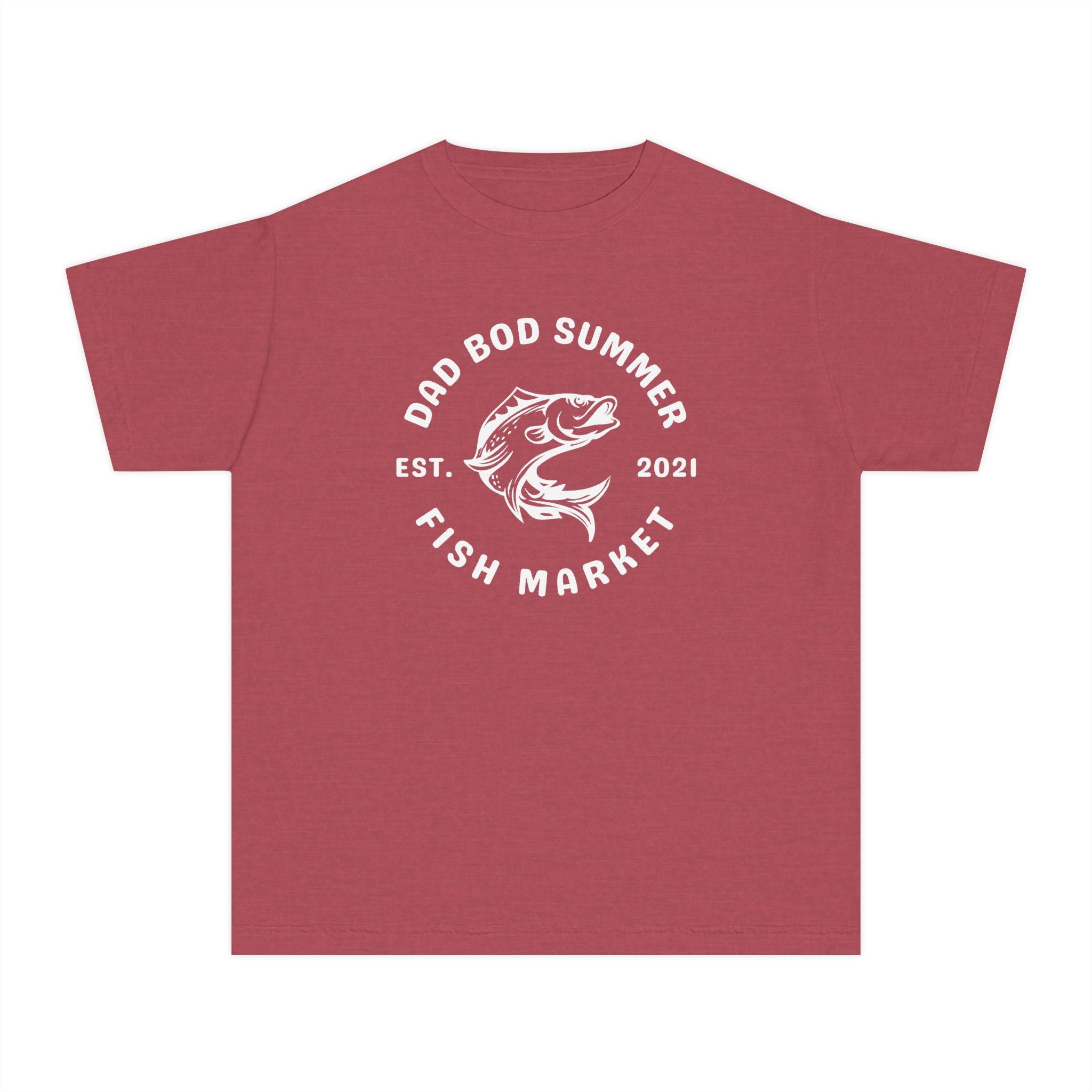 Dad Bod Summer Fish Market | Kids Fishing Shirt