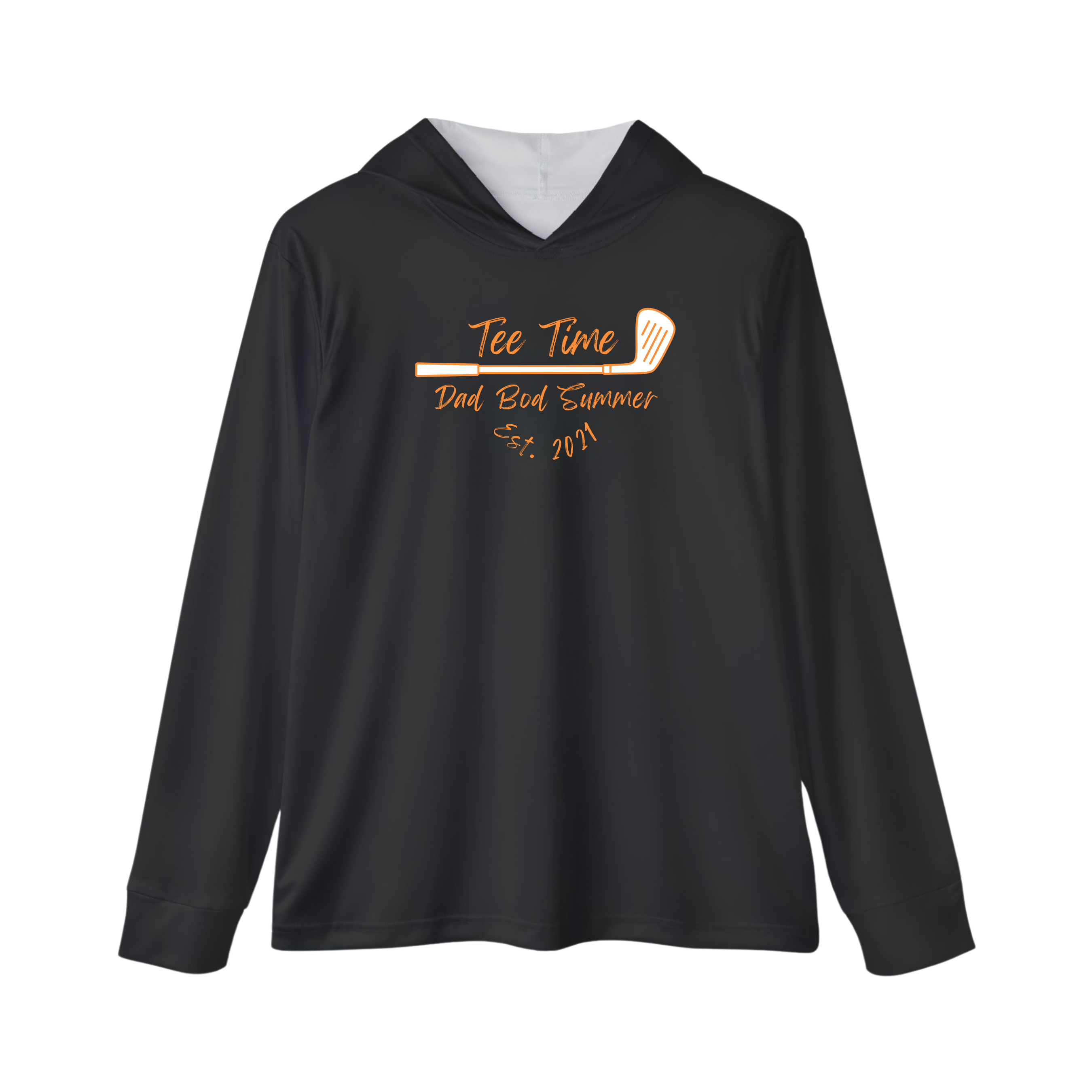 "Dad Bod Summer, Golf Tee Time" - Golf Performance Hoodie