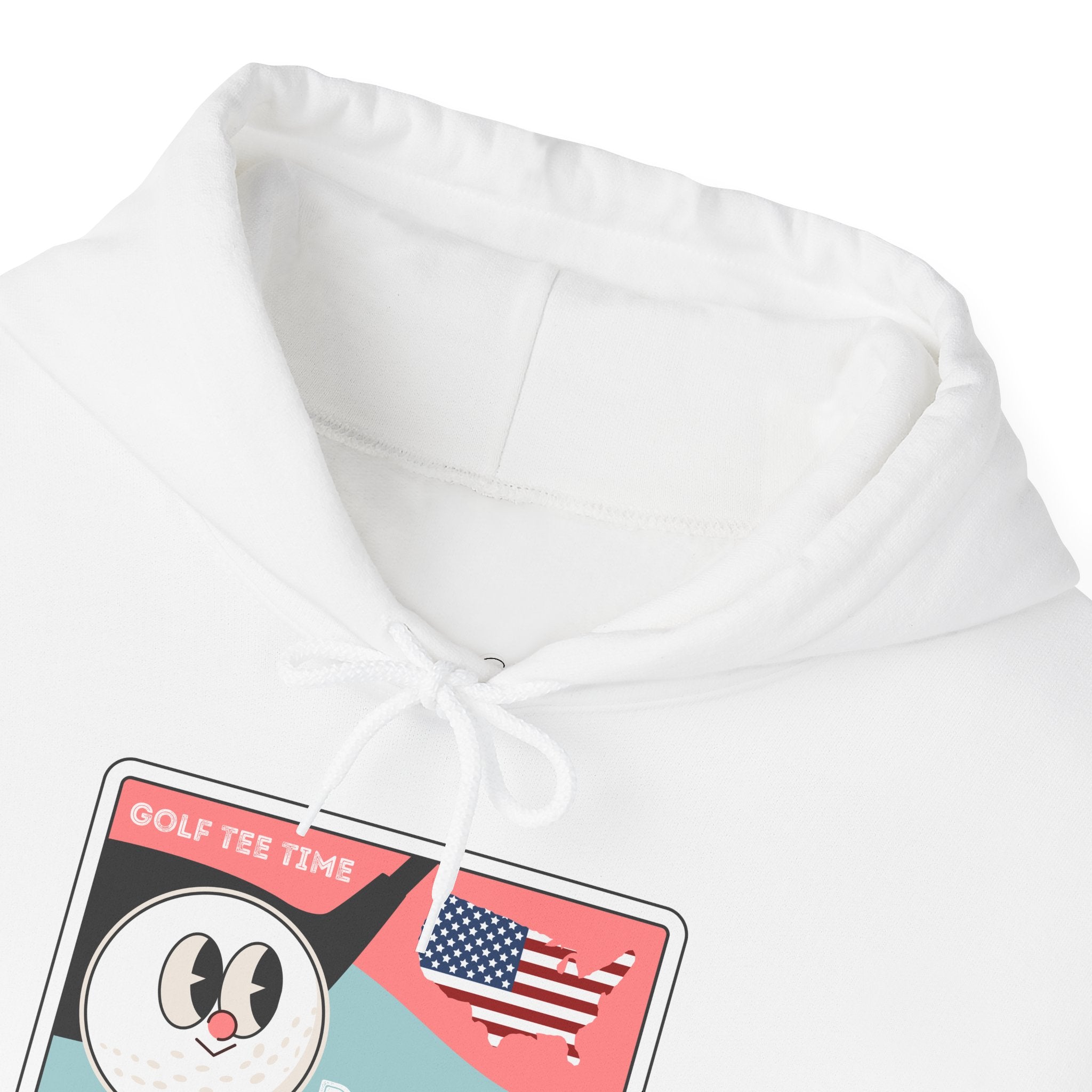 "Dad Bod Summer Golf Tee Time, Americana Edition" - Golf Hoodie
