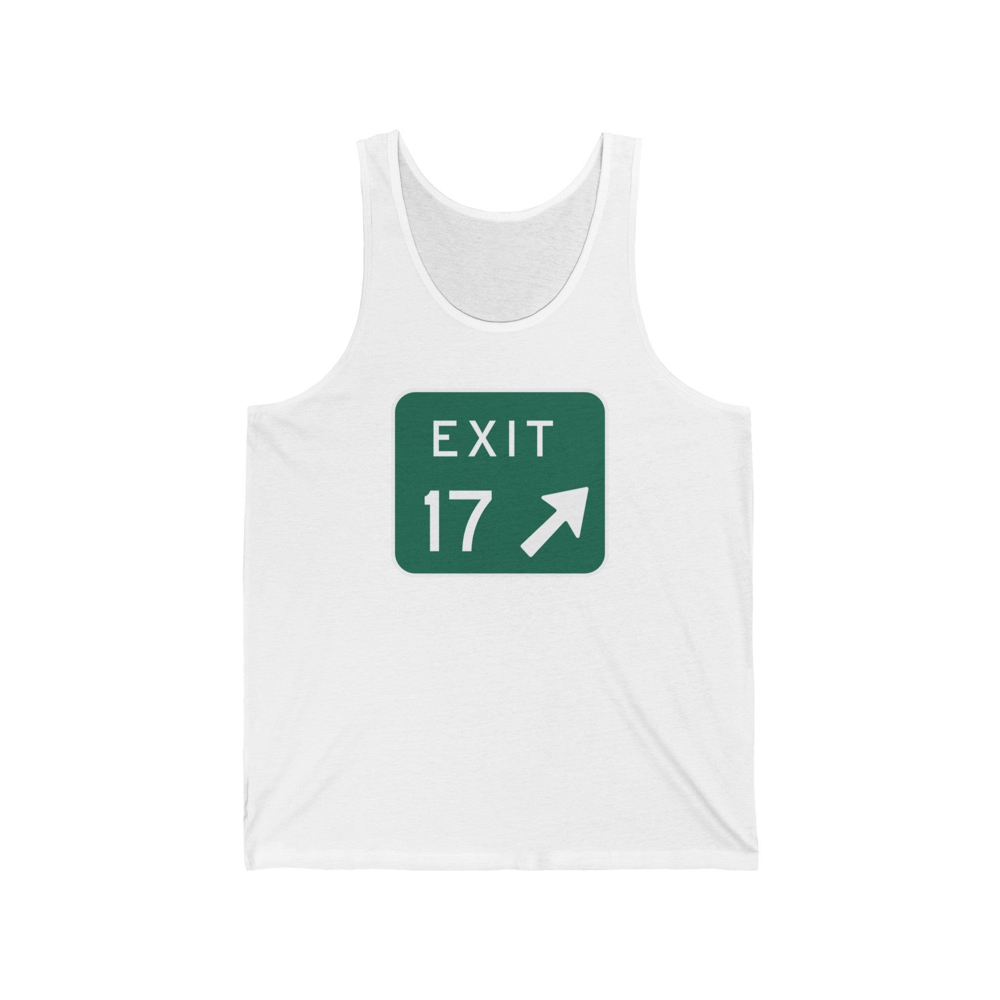 "Sea Isle City, Exit 17 Tank Top" - Beach Tank Top
