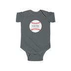 "My Dad Peaked in Little League" - Baseball Onesie