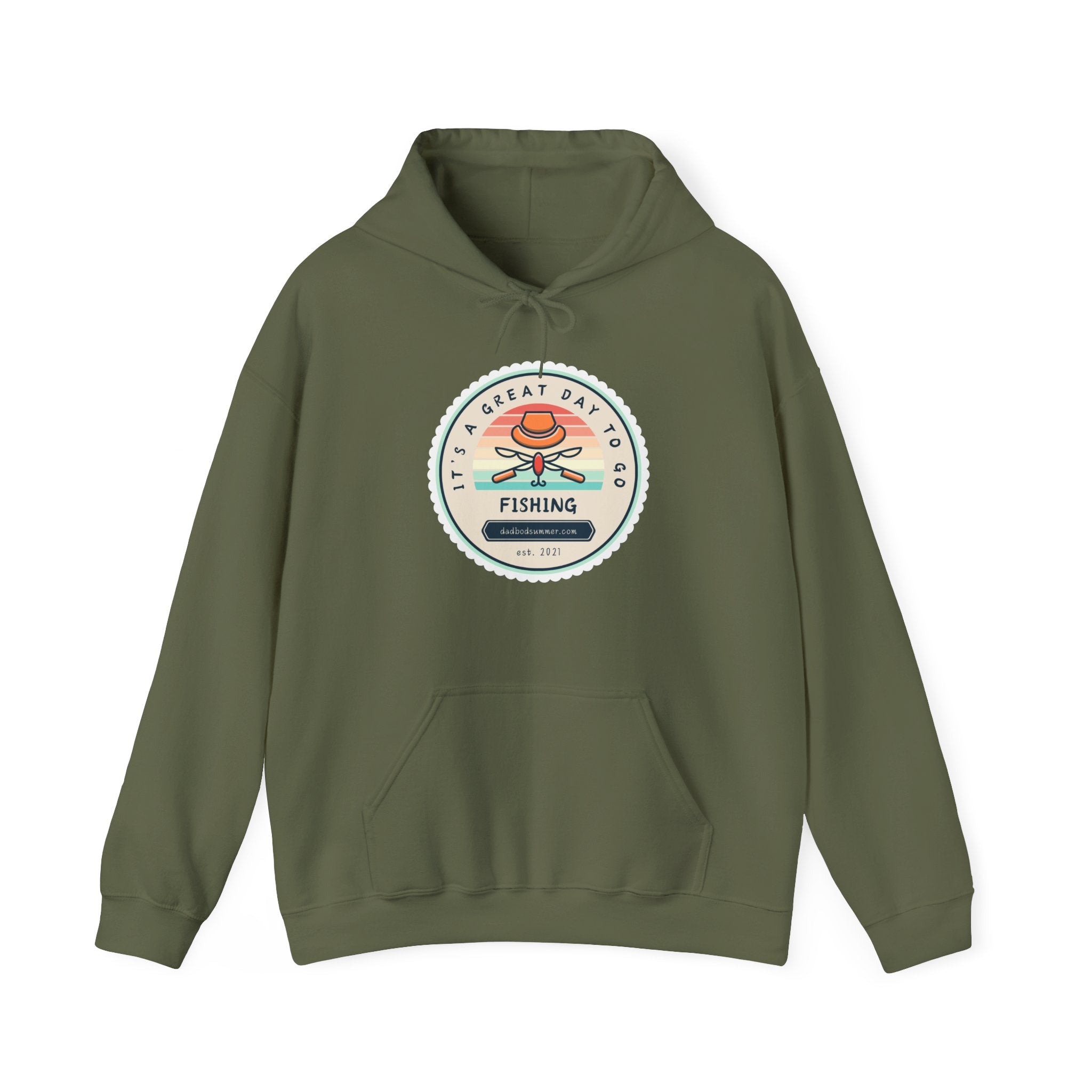 "It's A Great Day To Go Fishing" - Fishing Hoodie