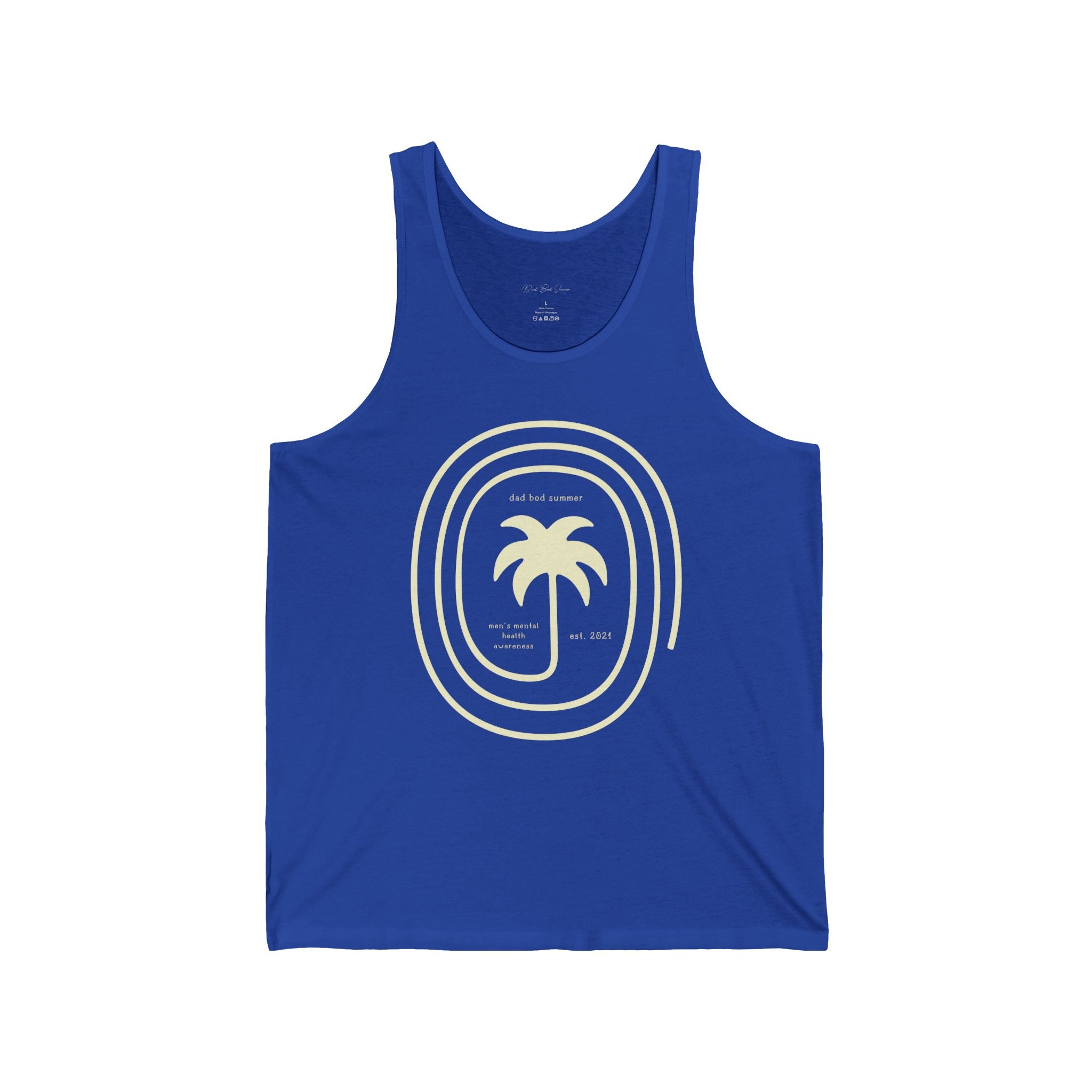 "Palm Trees Tank Top" - Men's Tank Top