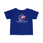 "Casting Lines And Taking Naps" Infant Fishing Shirt