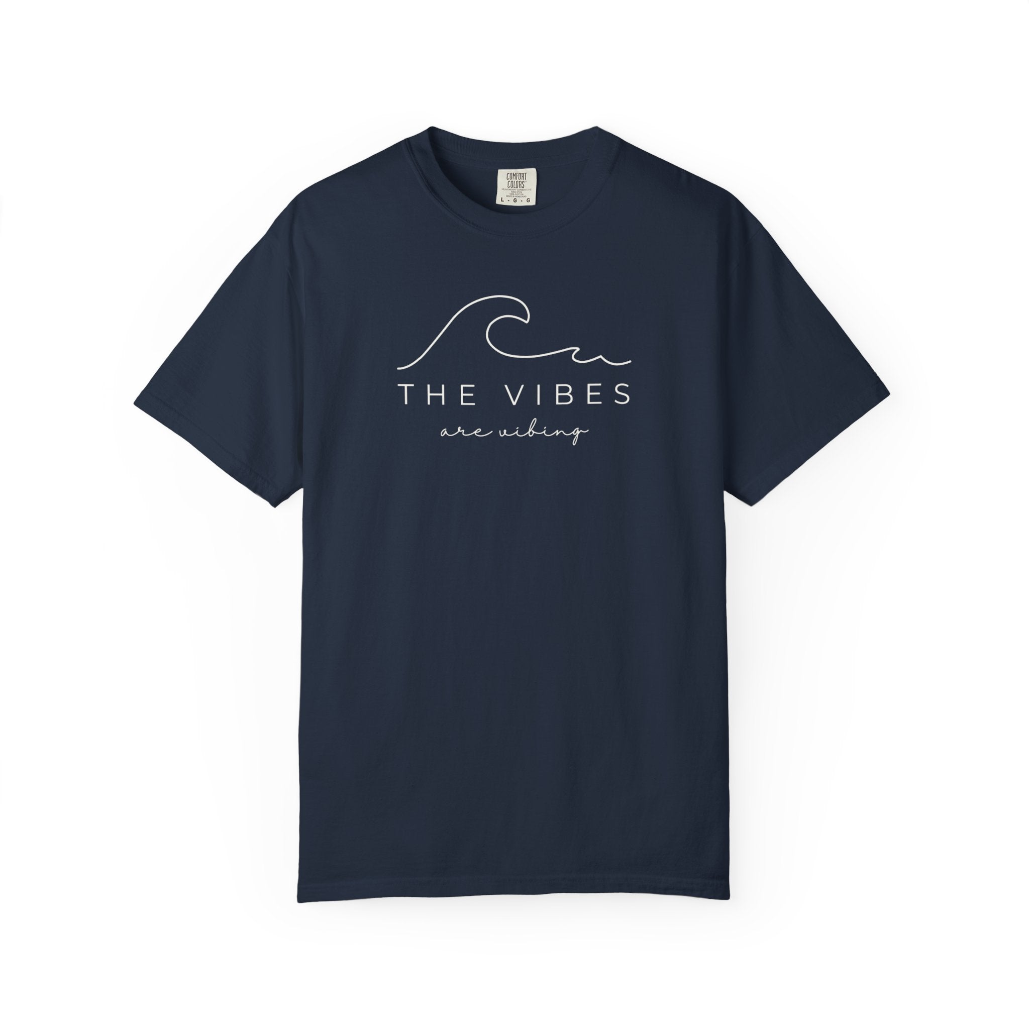 "The Vibes Are Vibing, Ocean Waves" | Beach T Shirts