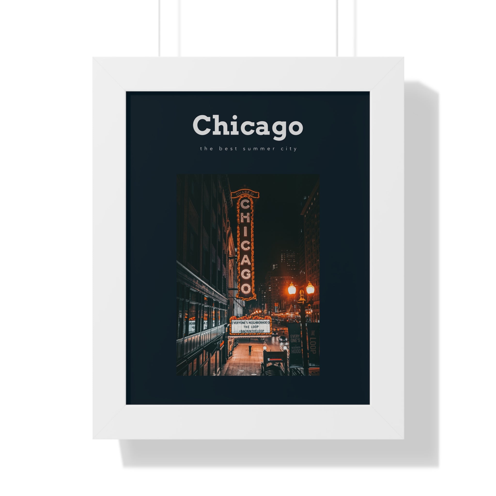 "The Best Summer City" - Chicago Wall Art - Chicago CIty Wall Art