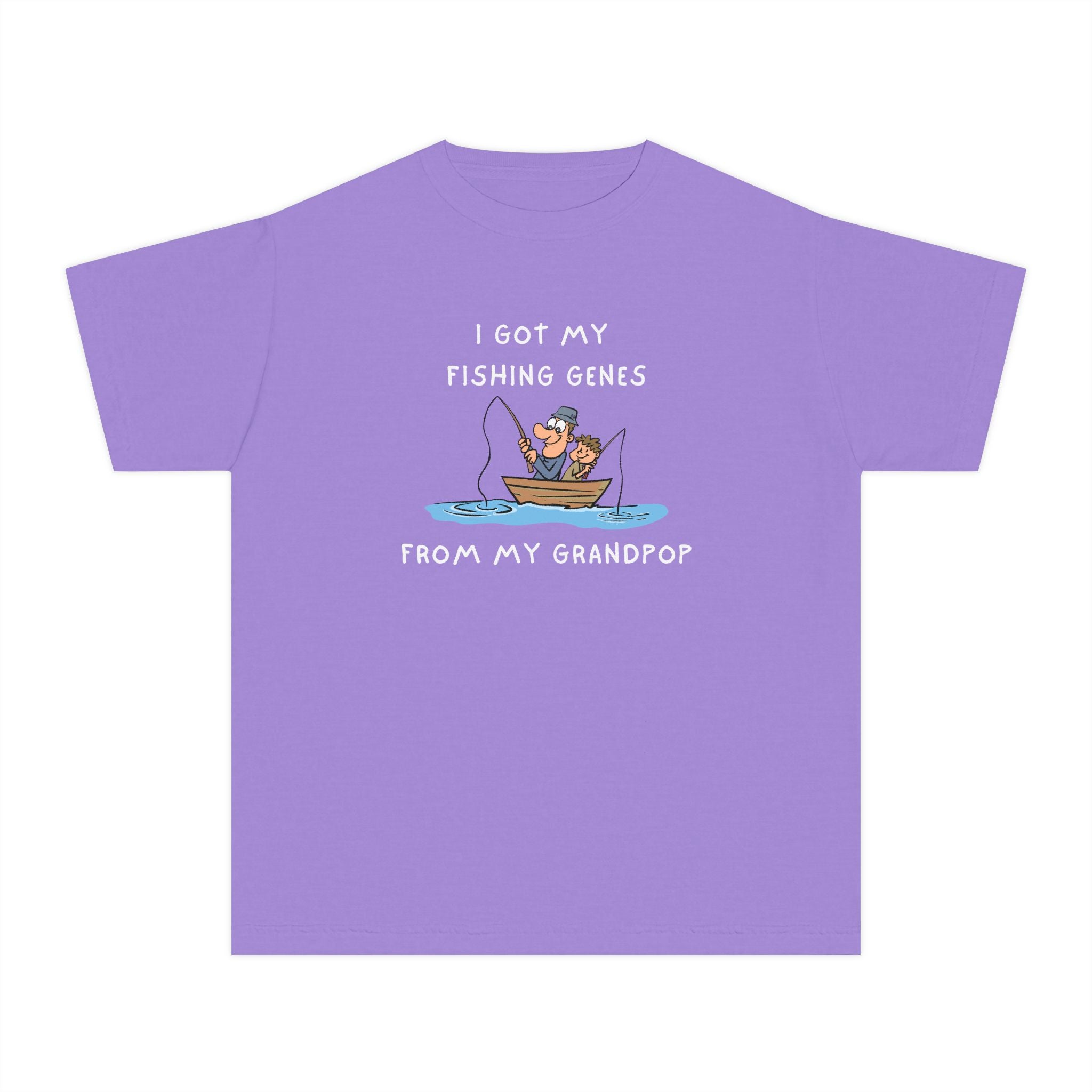 I Got My Fishing Genes From My Grandpop | Kids Fishing Shirt