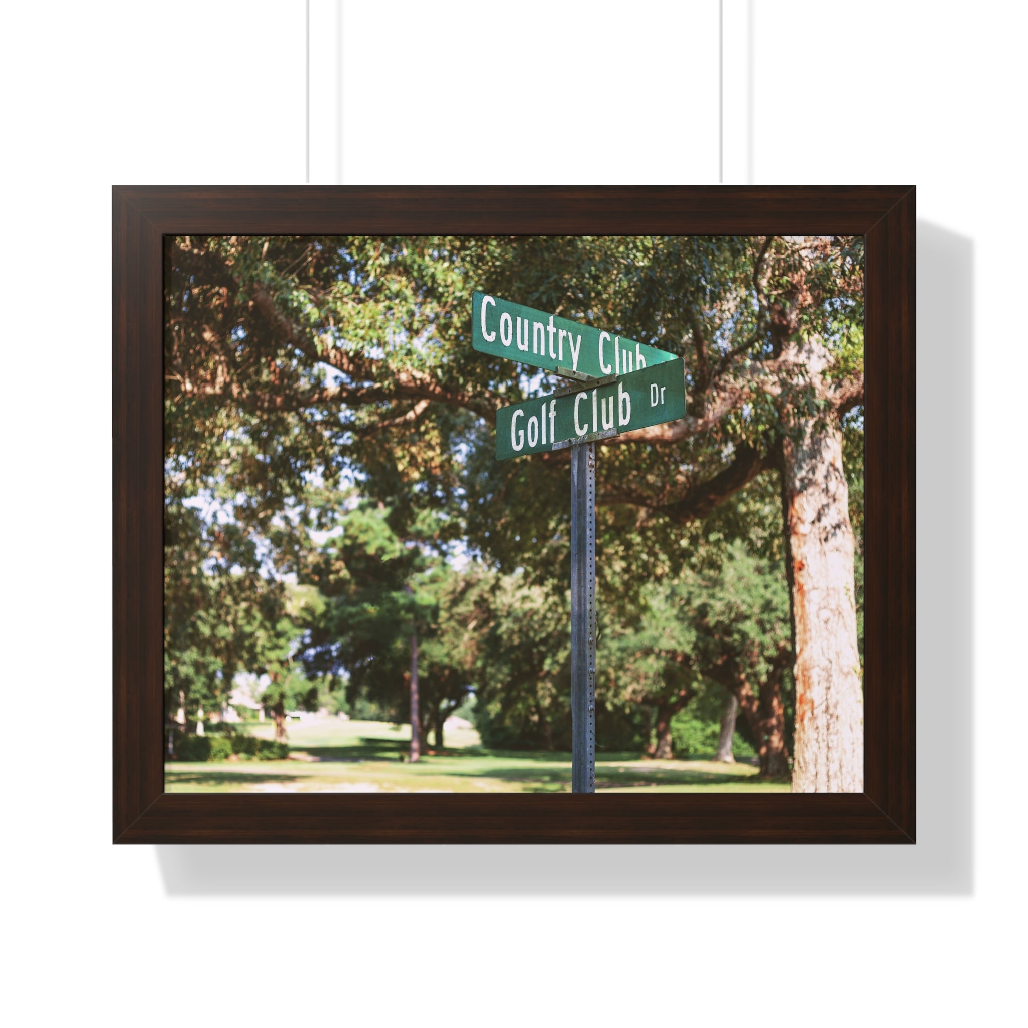 "Golf Club Drive" - Golf Wall Art