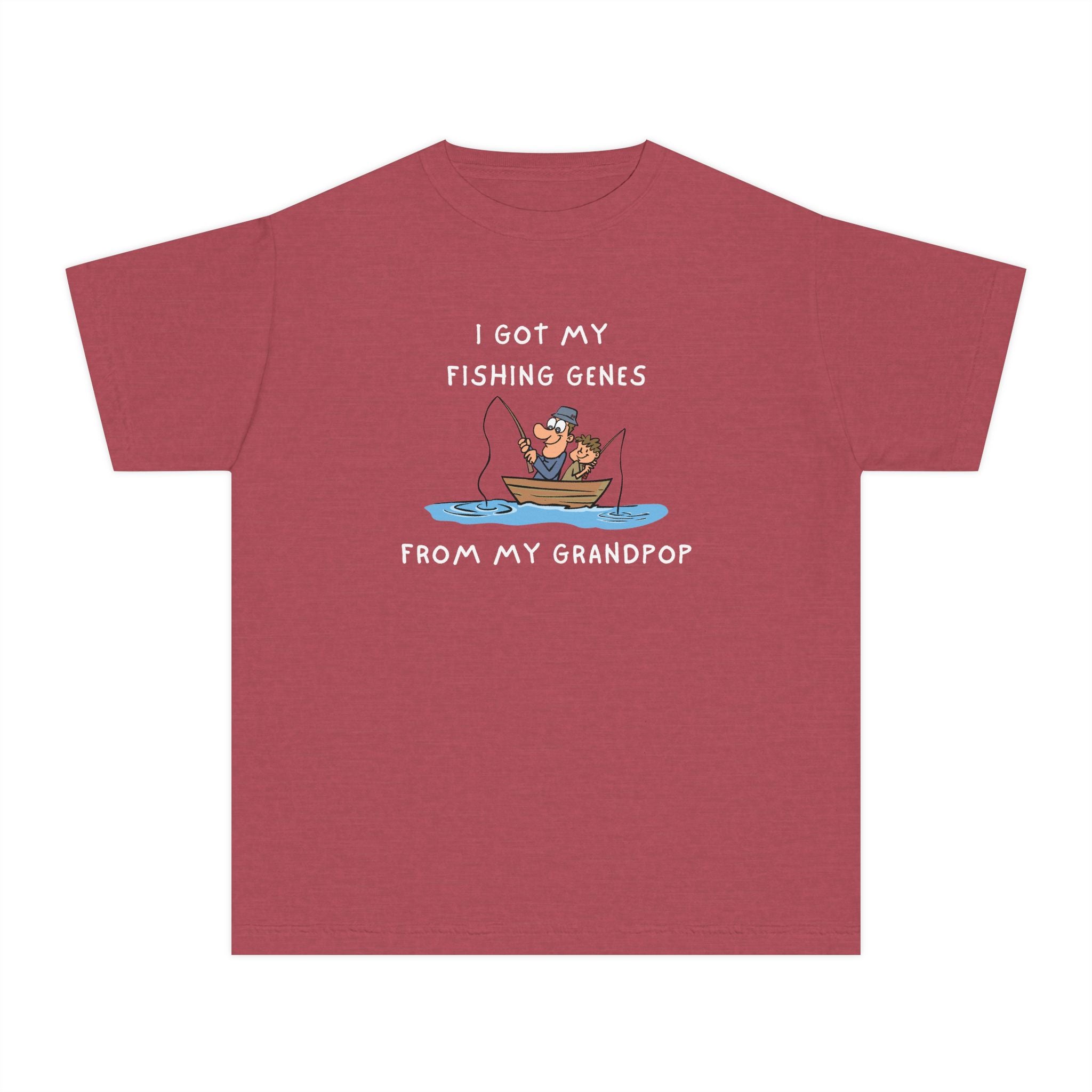 I Got My Fishing Genes From My Grandpop | Kids Fishing Shirt