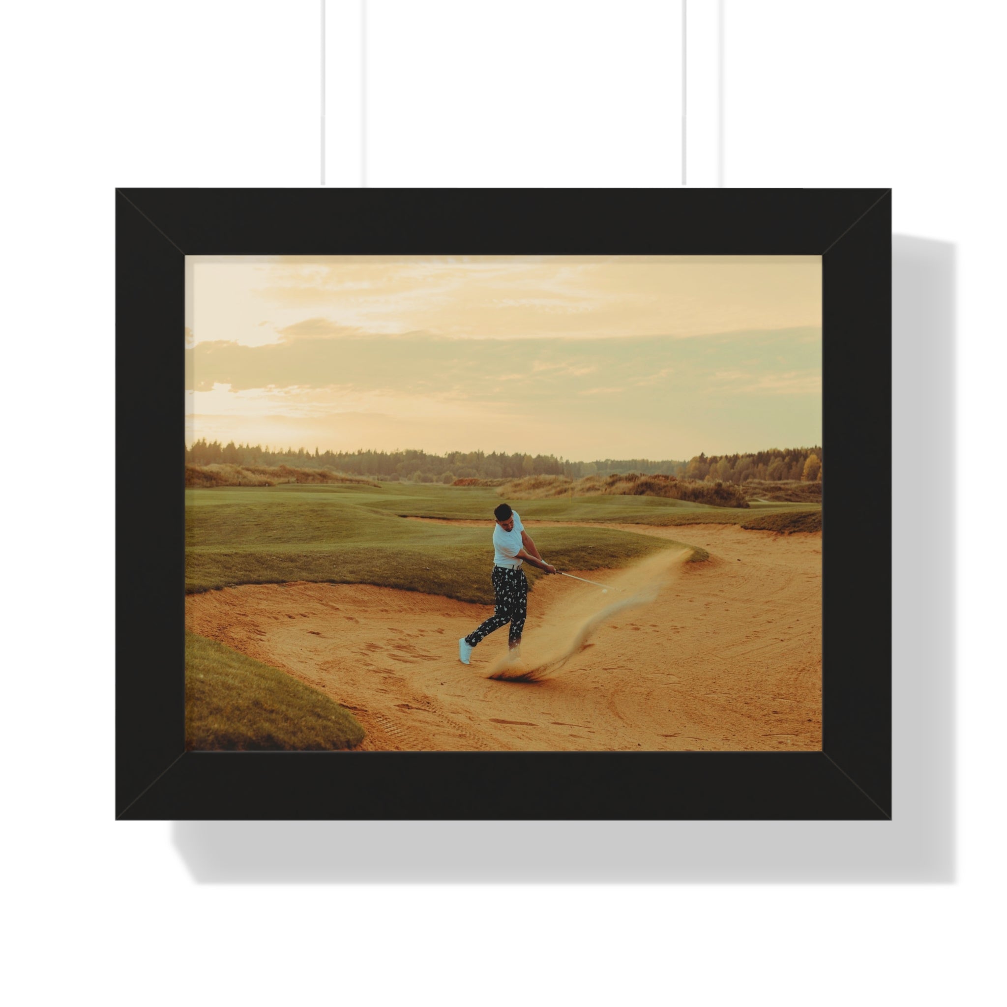 "A Beautiful Bunker Shot" - Golf Wall Art