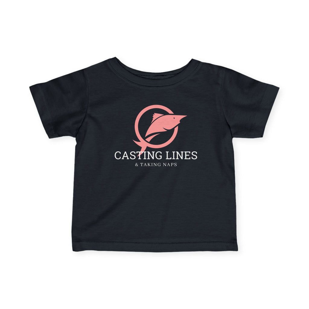 "Casting Lines And Taking Naps" Infant Fishing Shirt