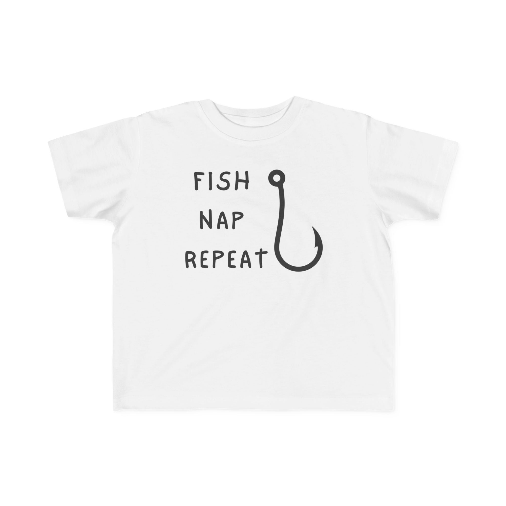 Fish, Nap, Repeat | Toddler Fishing Shirt