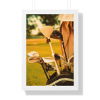 "Golf Clubs With A Retro Vibe" - Golf Wall Art