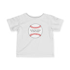 "My Pop Pop Peaked in Little League" - Infant Baseball Shirt
