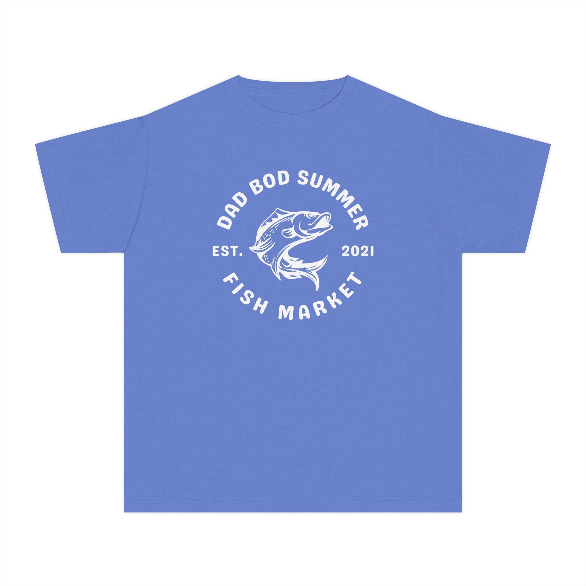 Dad Bod Summer Fish Market | Kids Fishing Shirt