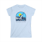 Women's "No Such Thing As A Bad Day On The Water" Softstyle Tee - Dad Bod Summer