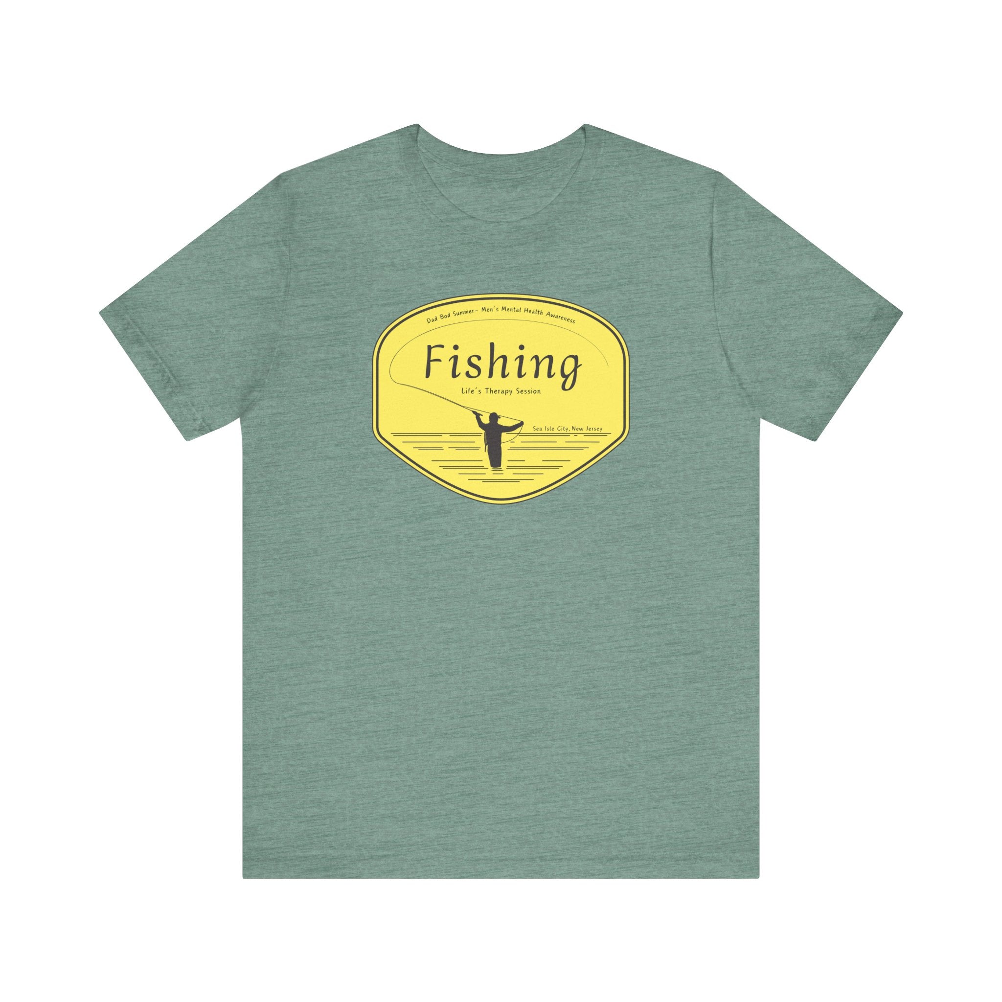 "A Therapy Session On The Water" - Fishing T Shirts