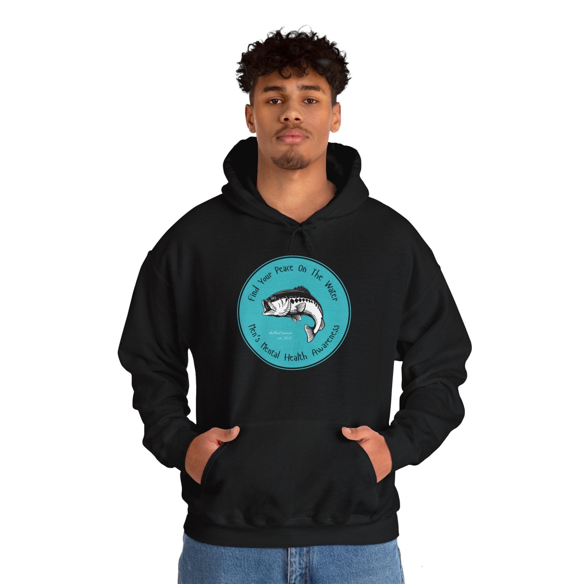 "Find Your Peace On The Water" - Fishing Hoodie