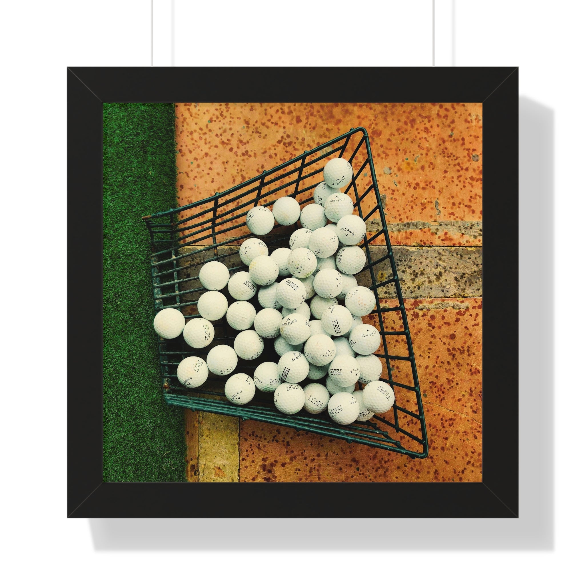 "Driving Range Balls" - Golf Wall Art