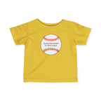 "My Pop Pop Peaked in Little League" - Infant Baseball Shirt