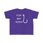 Fish, Nap, Repeat | Toddler Fishing Shirt