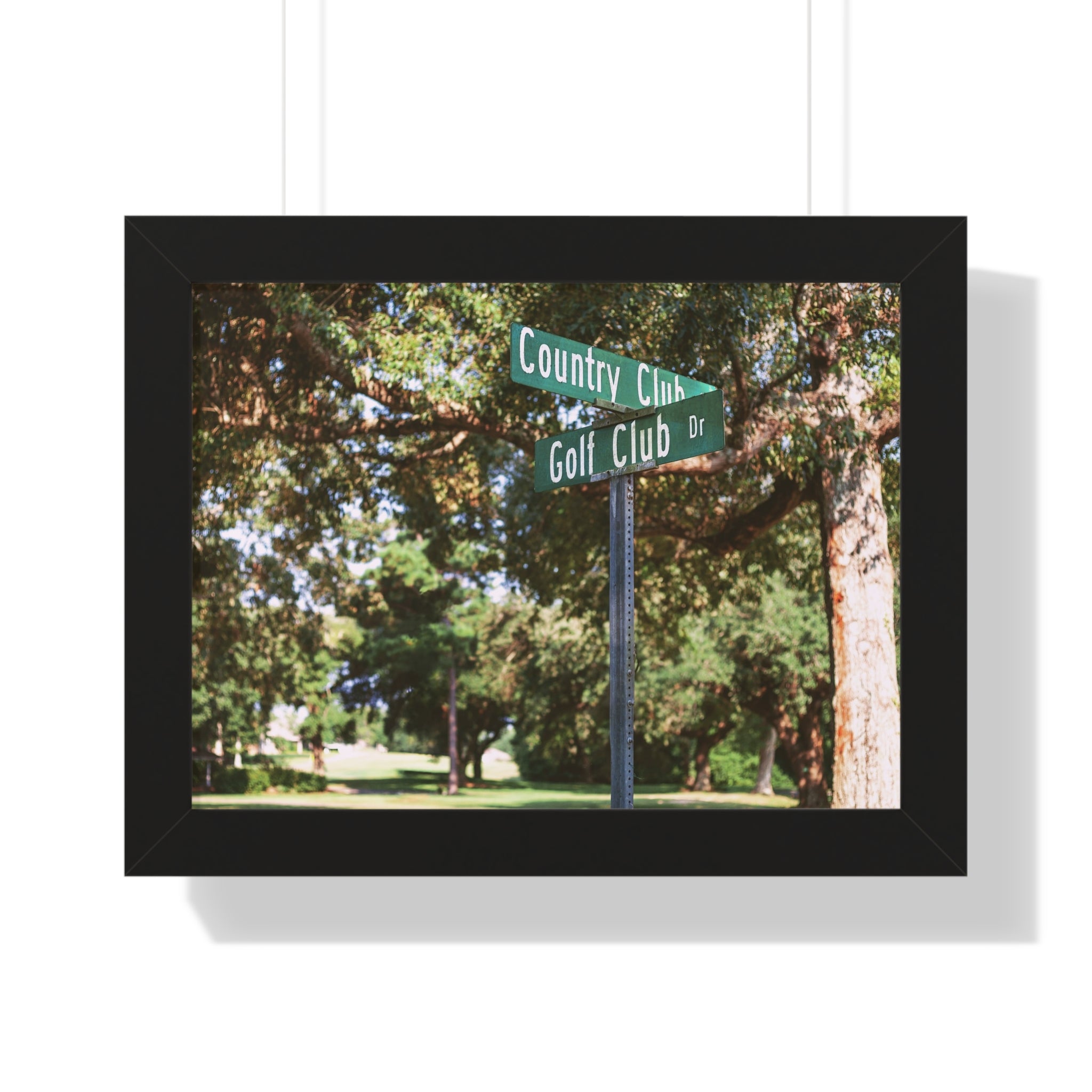 "Golf Club Drive" - Golf Wall Art