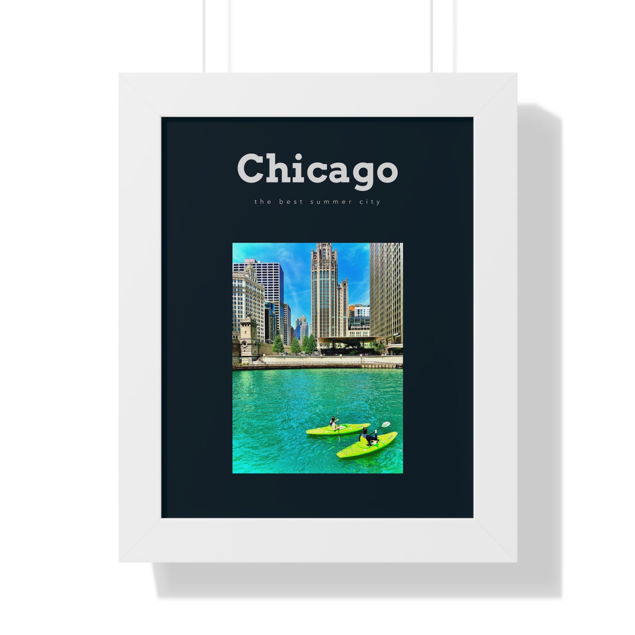 Chicago "The Best Summer City" - Chicago Wall Art - Chicago CIty Wall Art