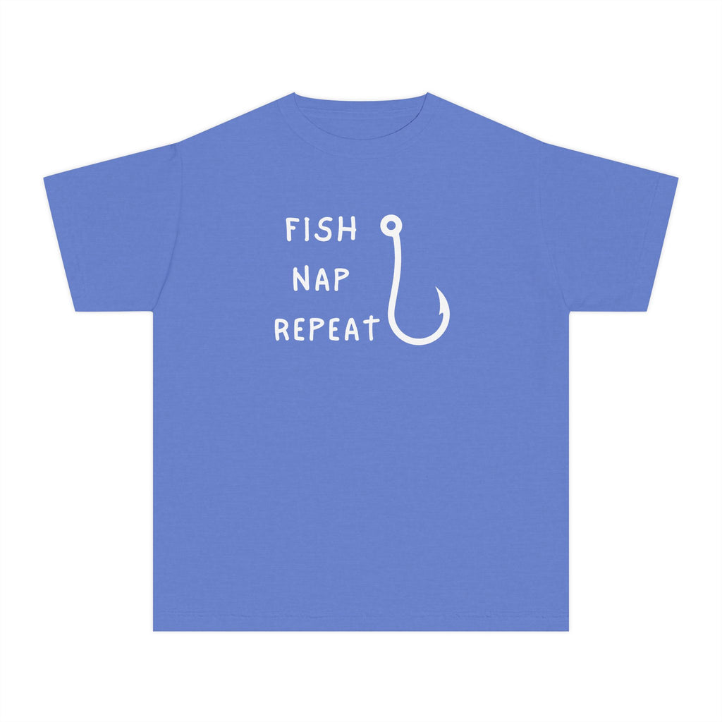 Fish Nap Repeat | Kids Fishing Shirt