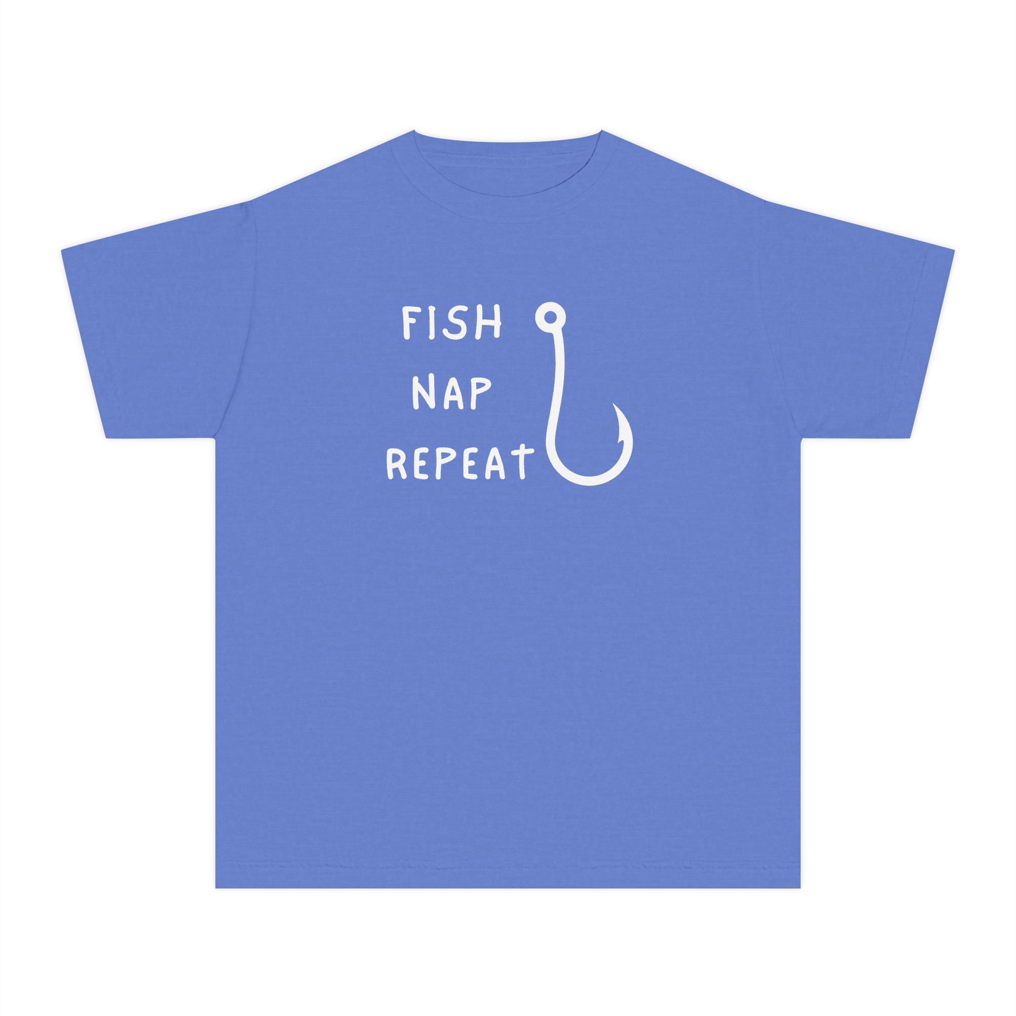 Fish Nap Repeat | Kids Fishing Shirt