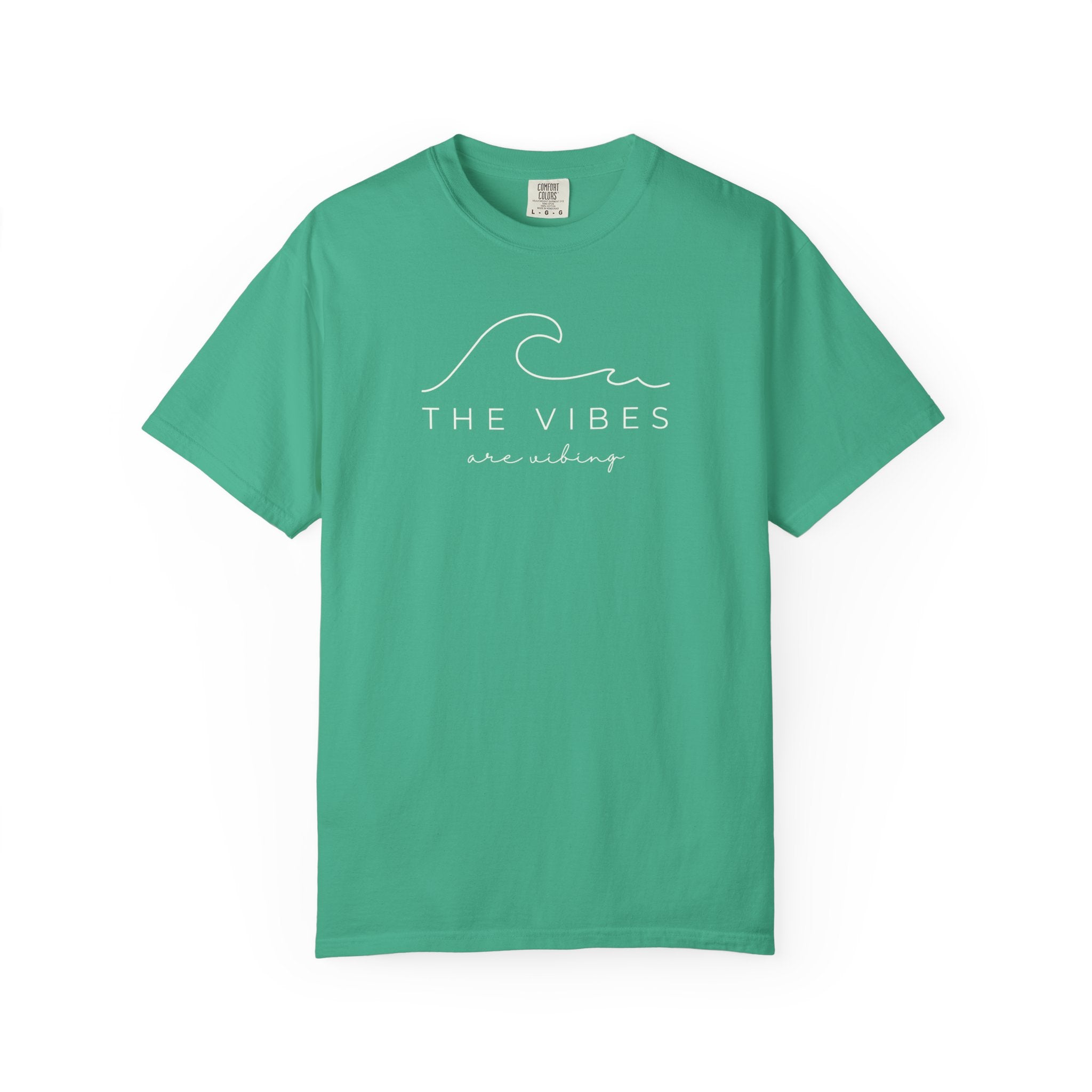 "The Vibes Are Vibing, Ocean Waves" | Beach T Shirts