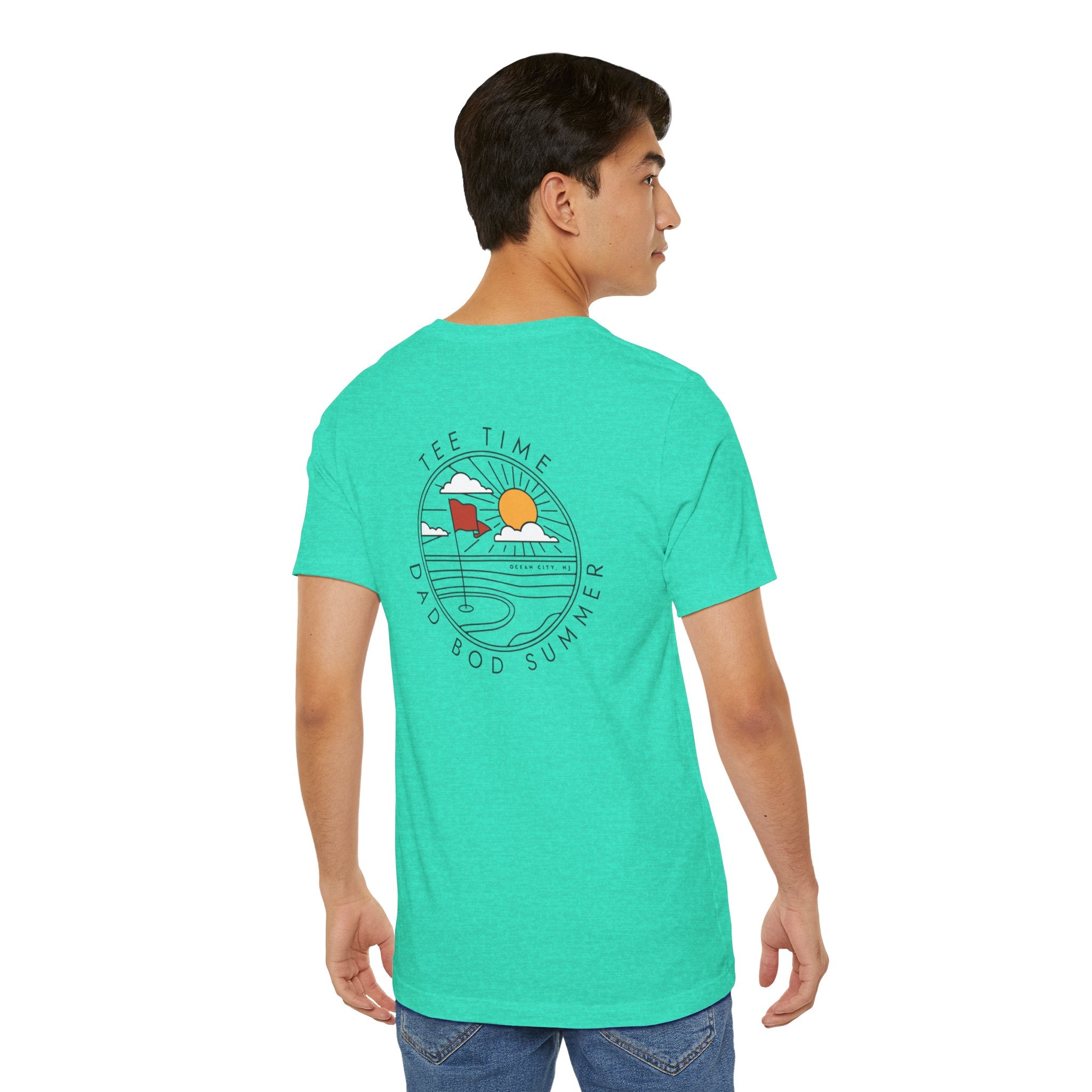 "Ocean City, New Jersey Tee Time" - Golf T Shirts