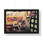 "Golf Clubs At A Record Store" - Golf Wall Art