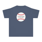 "My Pop Pop Peaked in Little League" - Kids Baseball Shirts